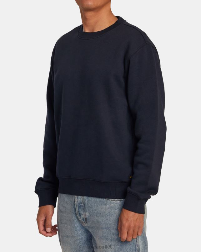 Clothing V84B545 new navy RVCA Men Dayshift Sweatshirt
