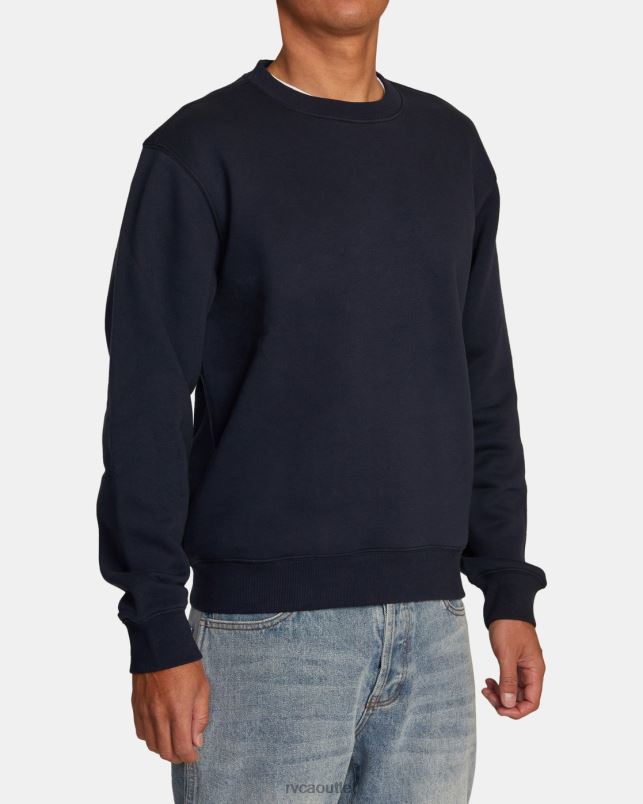 Clothing V84B545 new navy RVCA Men Dayshift Sweatshirt
