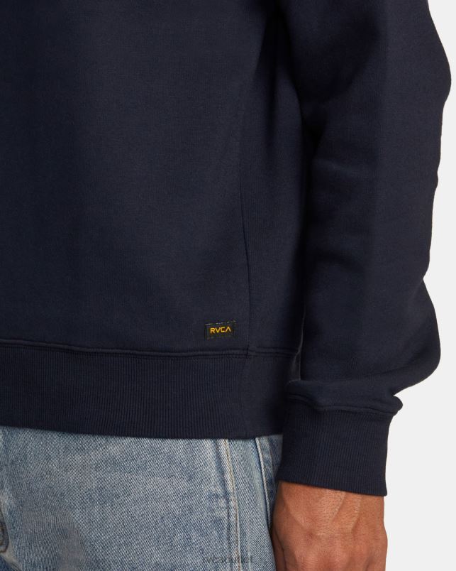 Clothing V84B545 new navy RVCA Men Dayshift Sweatshirt