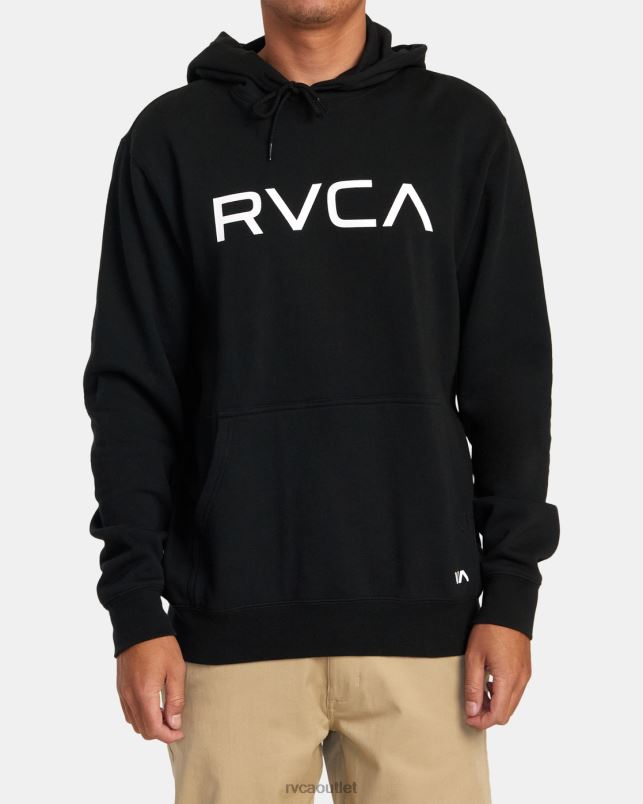 Clothing V84B948 black RVCA Men Big Pullover Hoodie
