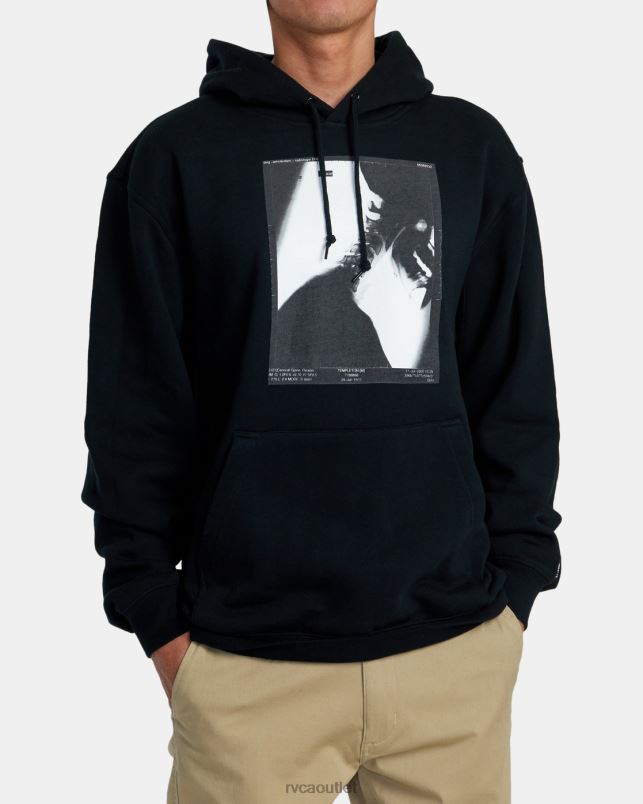 Clothing V84B949 black RVCA Men X Ray Hoodie