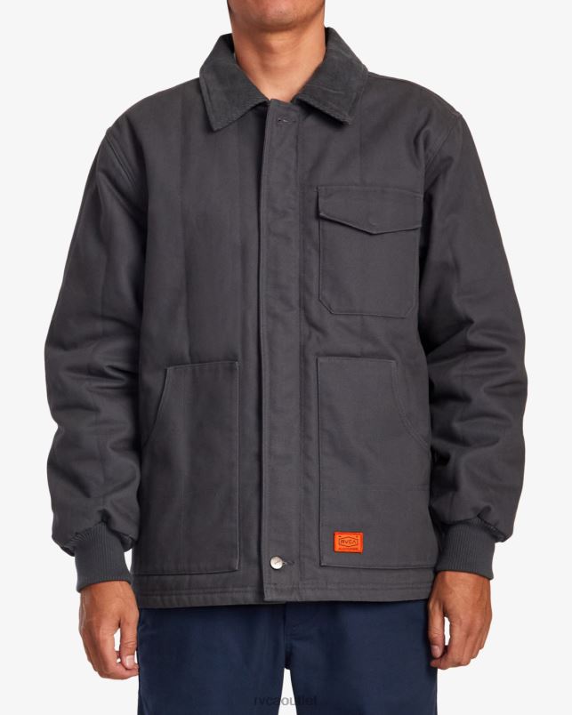 Clothing V84B1069 garage blue RVCA Men Chainmail Plus Jacket