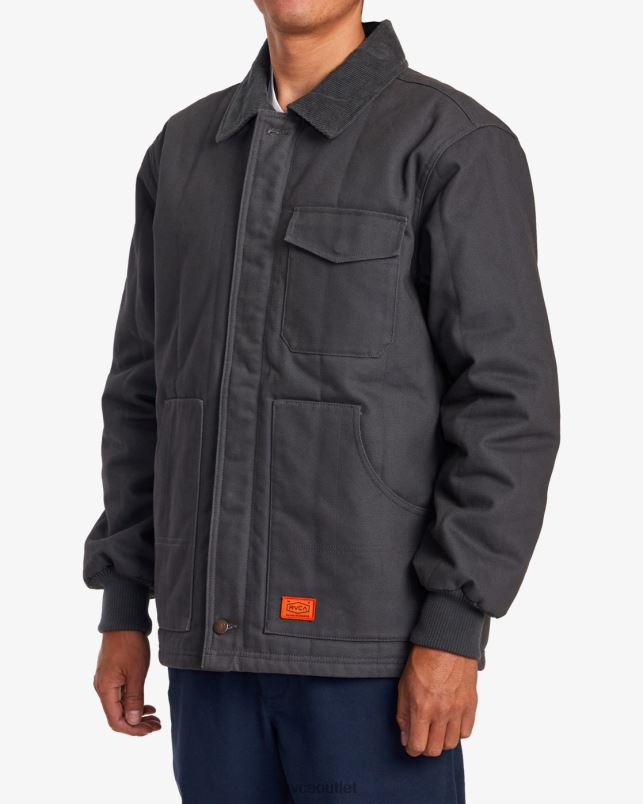 Clothing V84B1069 garage blue RVCA Men Chainmail Plus Jacket