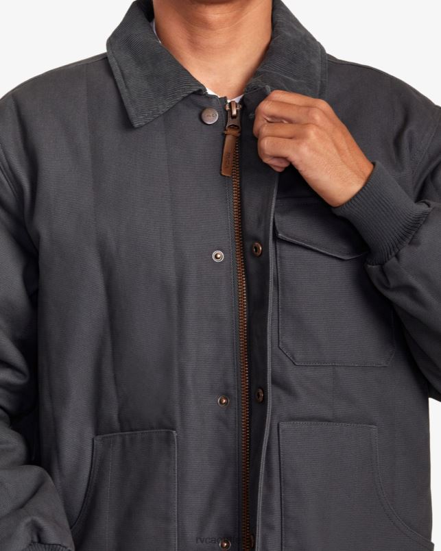 Clothing V84B1069 garage blue RVCA Men Chainmail Plus Jacket