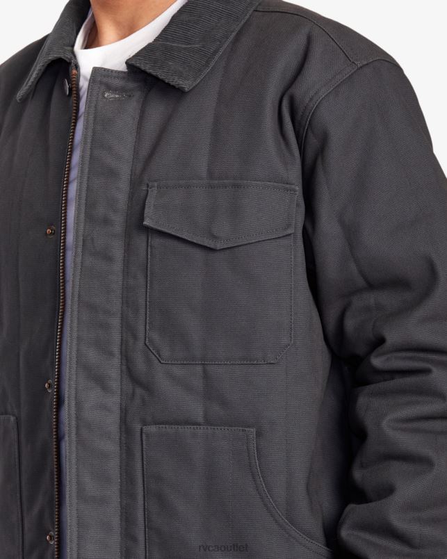 Clothing V84B1069 garage blue RVCA Men Chainmail Plus Jacket