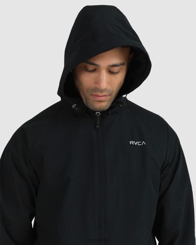 Clothing V84B556 black RVCA Men VA Windbreaker Jacket
