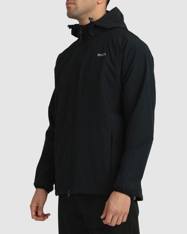 Clothing V84B556 black RVCA Men VA Windbreaker Jacket