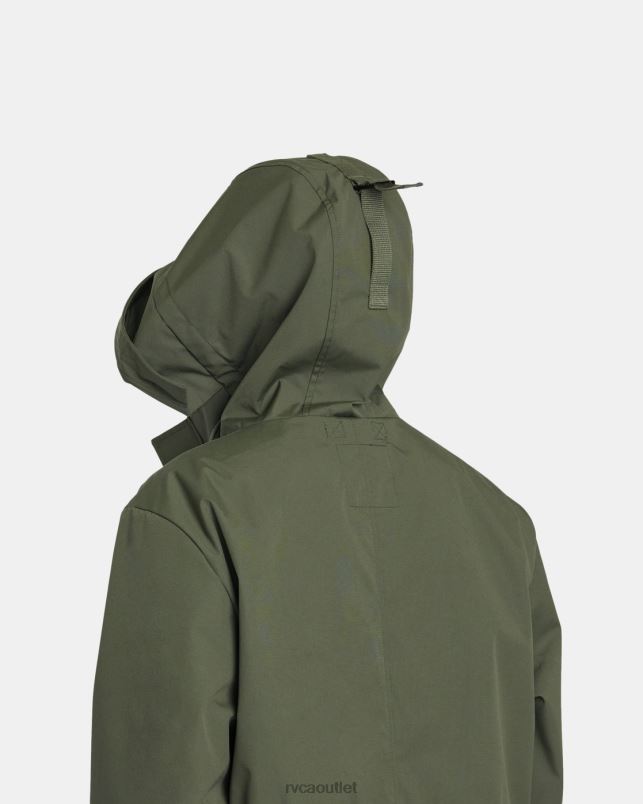 Clothing V84B573 cactus RVCA Men Fishtail Raincoat