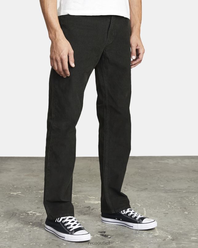 Clothing V84B1035 pirate black RVCA Men Daggers Pigment Corduroy Pants