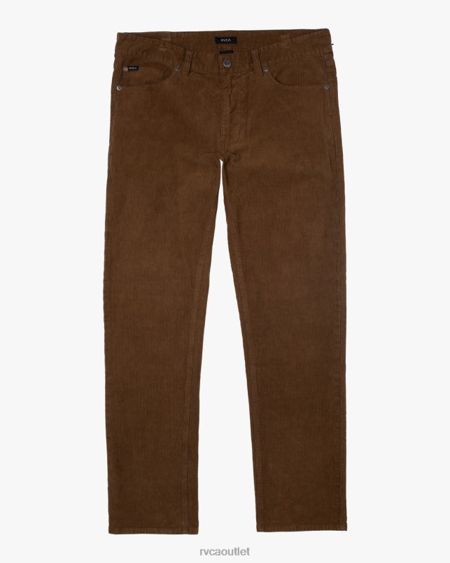 Clothing V84B1057 bombay brown RVCA Men Daggers Pigment Corduroy Pants