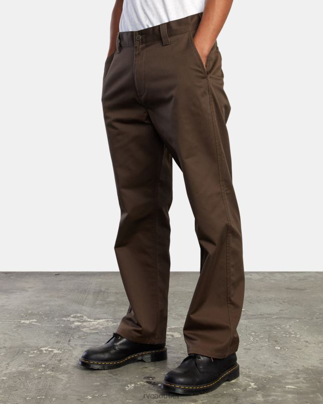 Clothing V84B1063 chocolate RVCA Men Americana Chino Pants