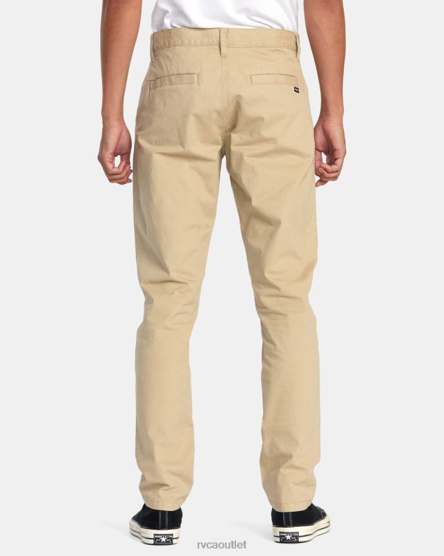 Clothing V84B410 khaki RVCA Men Daggers Chino Chinos