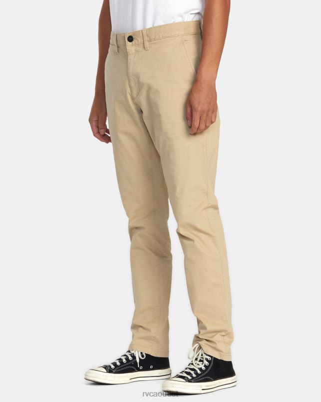 Clothing V84B410 khaki RVCA Men Daggers Chino Chinos