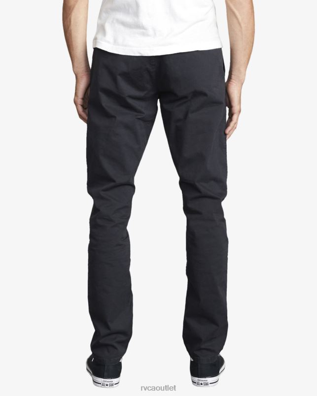 Clothing V84B470 black RVCA Men Daggers Chino Chinos