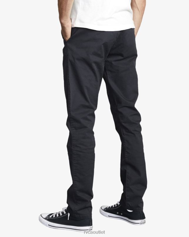 Clothing V84B470 black RVCA Men Daggers Chino Chinos