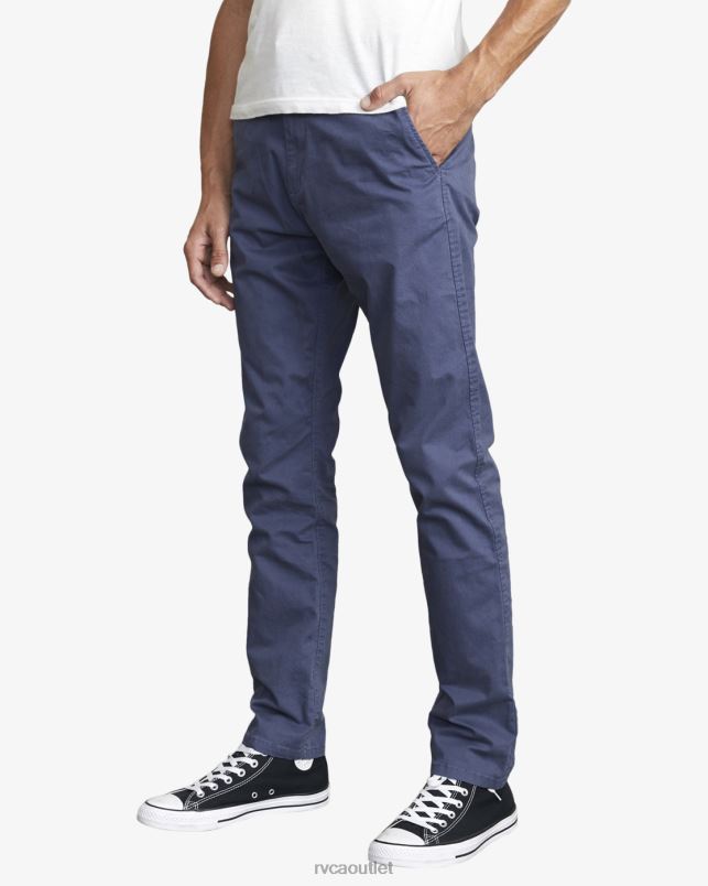 Clothing V84B555 moody blue RVCA Men Daggers Chino Chinos