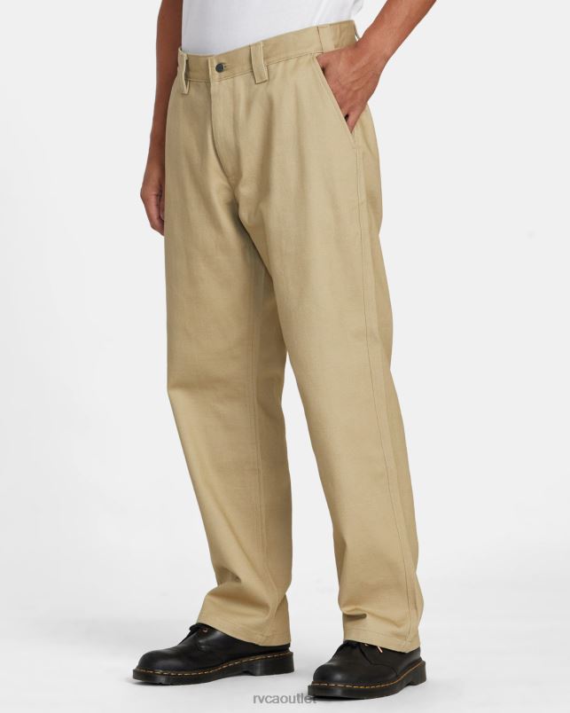 Clothing V84B563 khaki RVCA Men Americana Chinos