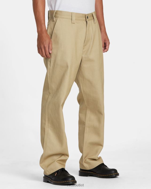Clothing V84B563 khaki RVCA Men Americana Chinos