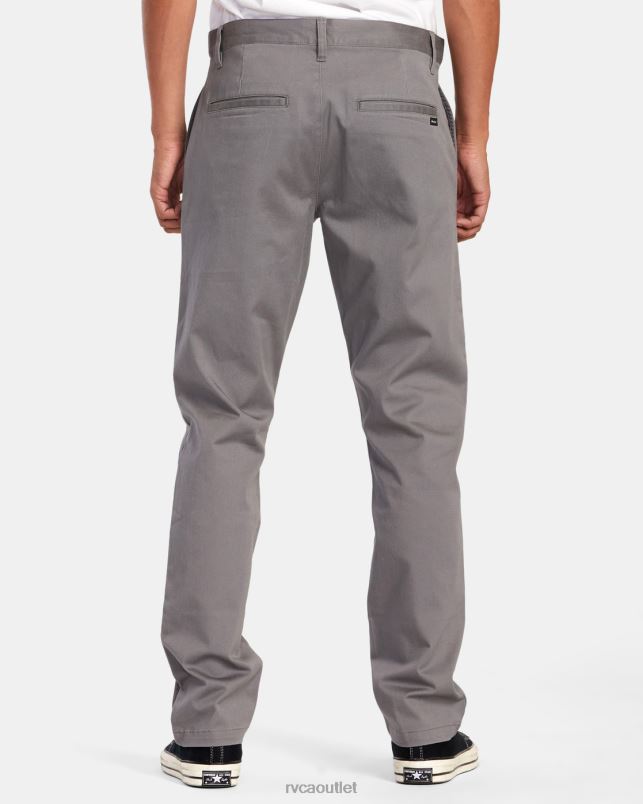 Clothing V84B695 smoke RVCA Men Weekend Stretch Chino Pants
