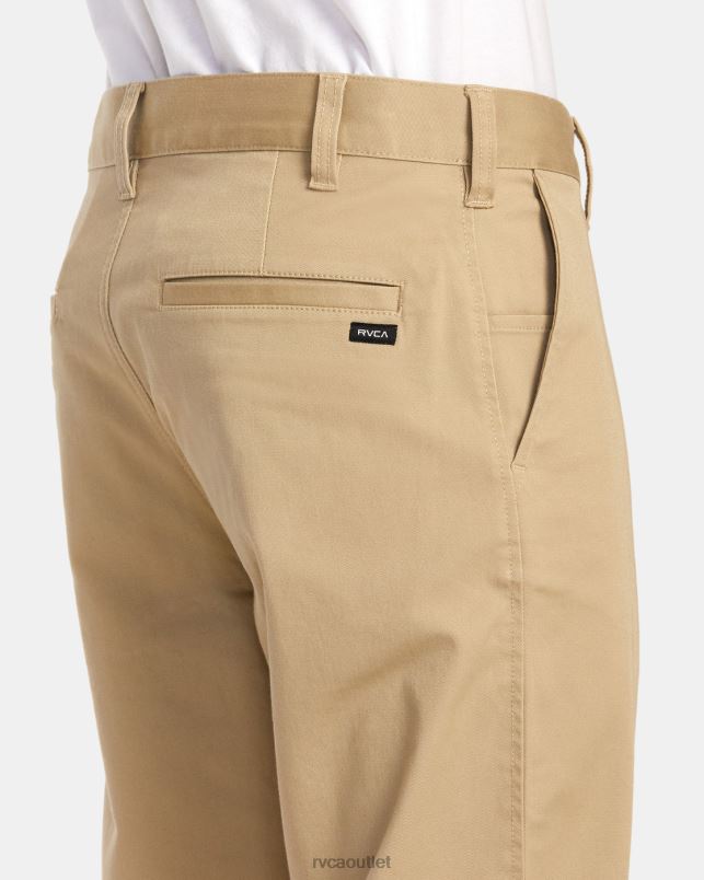Clothing V84B701 khaki RVCA Men Weekend Stretch Chino Pants