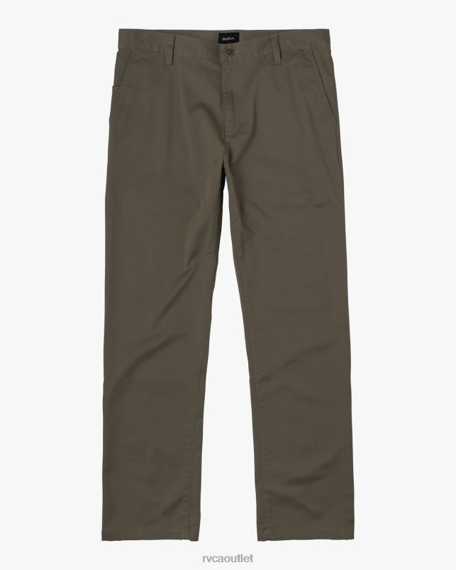 Clothing V84B707 olive RVCA Men Weekend Stretch Chino Pants