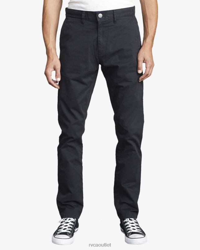 Clothing V84B714 black RVCA Men Daggers Chino Pants