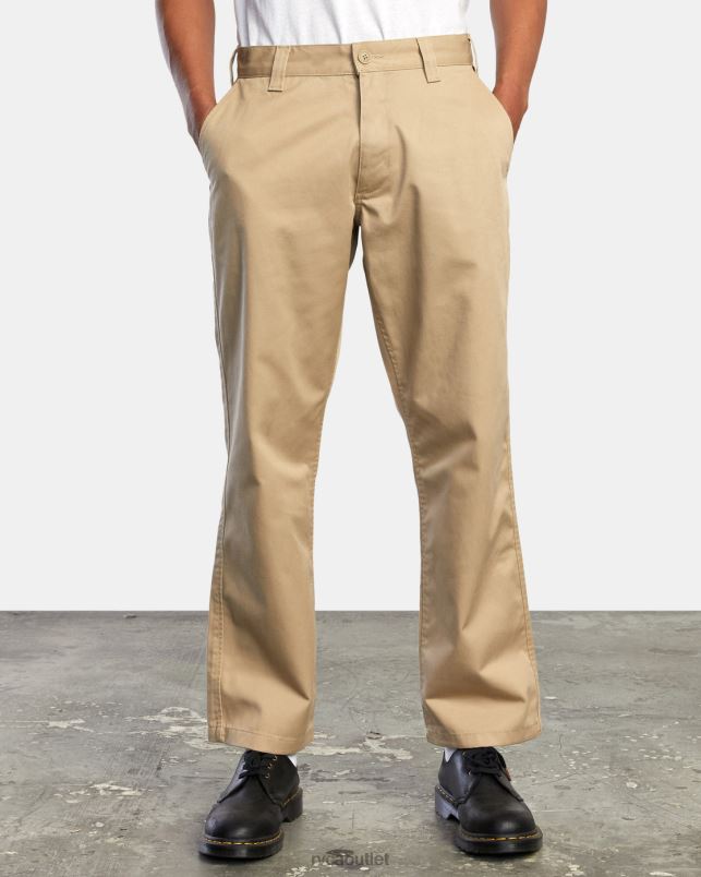 Clothing V84B724 khaki RVCA Men Americana Chino Pants