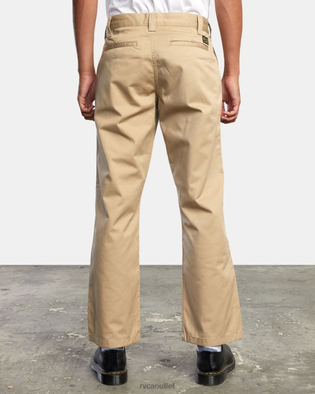 Clothing V84B724 khaki RVCA Men Americana Chino Pants