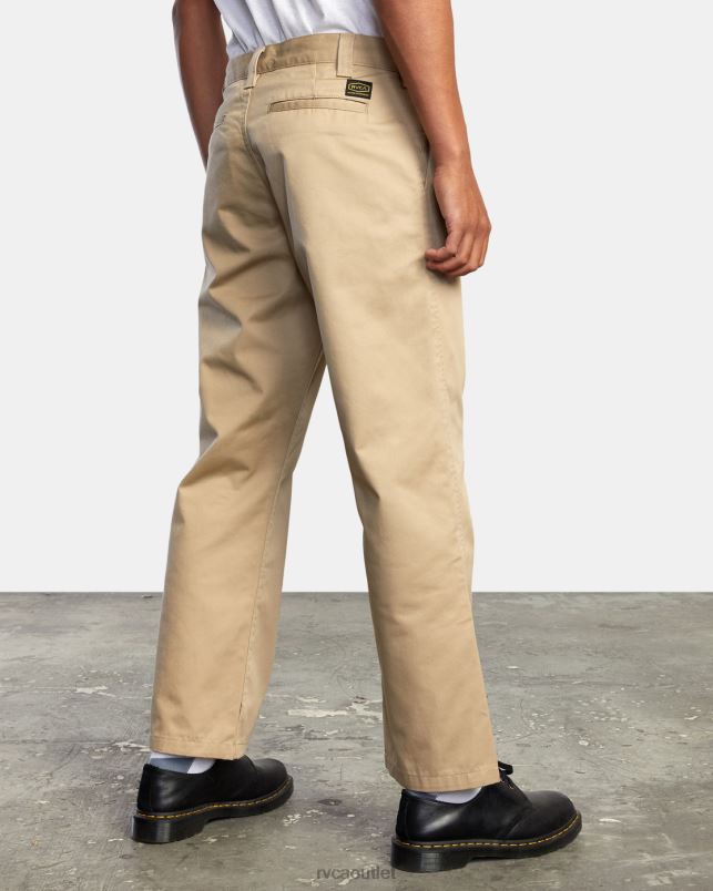 Clothing V84B724 khaki RVCA Men Americana Chino Pants