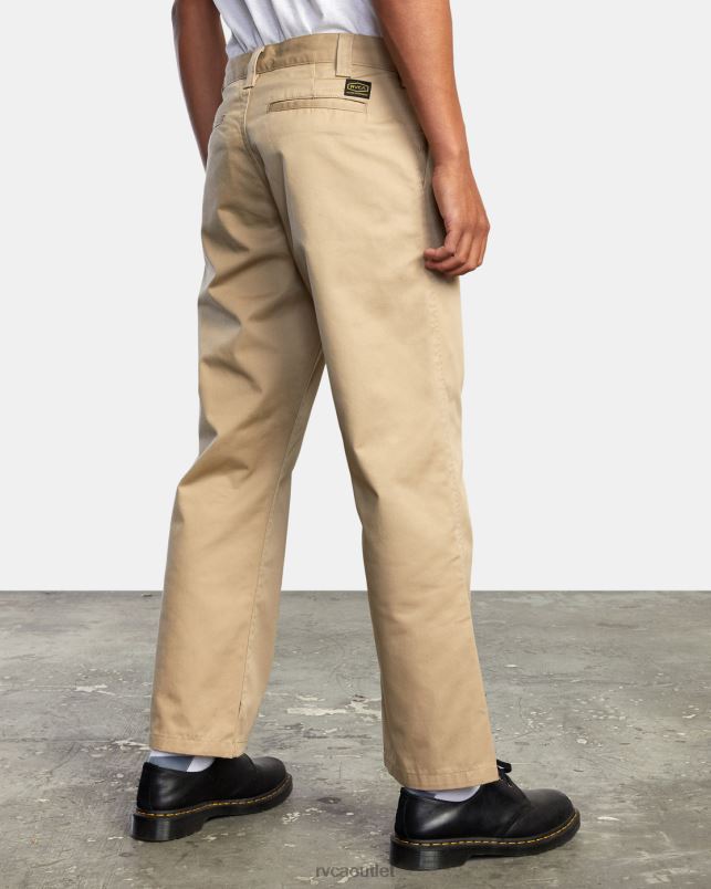 Clothing V84B724 khaki RVCA Men Americana Chino Pants