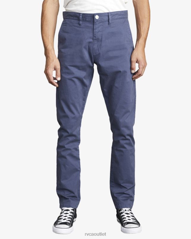 Clothing V84B762 moody blue RVCA Men Daggers Chino Pants