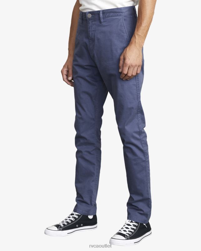 Clothing V84B762 moody blue RVCA Men Daggers Chino Pants