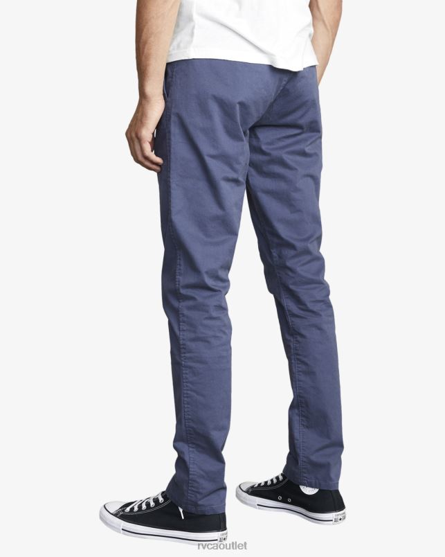 Clothing V84B762 moody blue RVCA Men Daggers Chino Pants