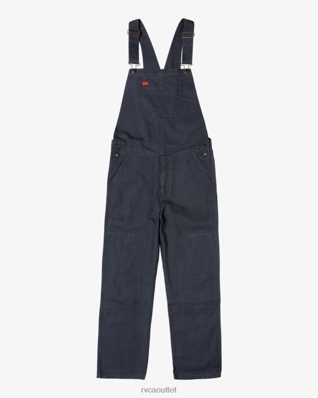 Clothing V84B831 garage blue RVCA Men Chainmail Relaxed Fit Overalls