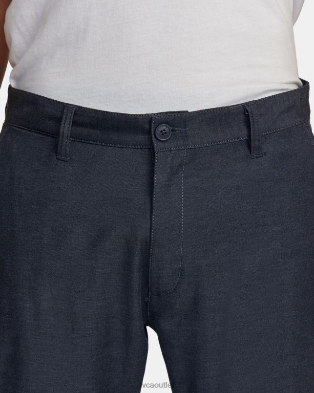 Clothing V84B870 denim heather RVCA Men Back In Tech Chinos