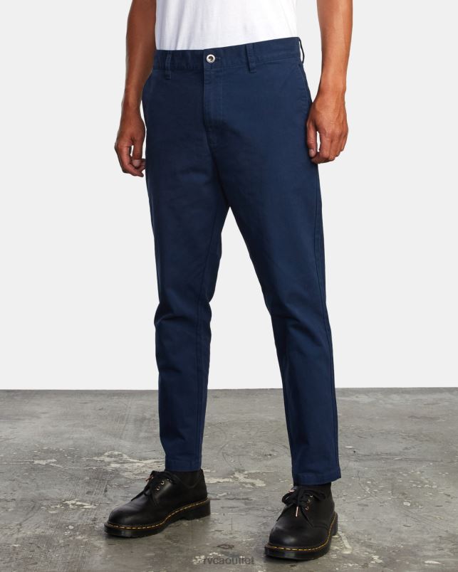 Clothing V84B891 federal blue RVCA Men HITCHER PANT