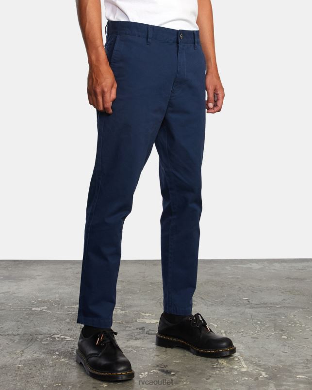 Clothing V84B891 federal blue RVCA Men HITCHER PANT