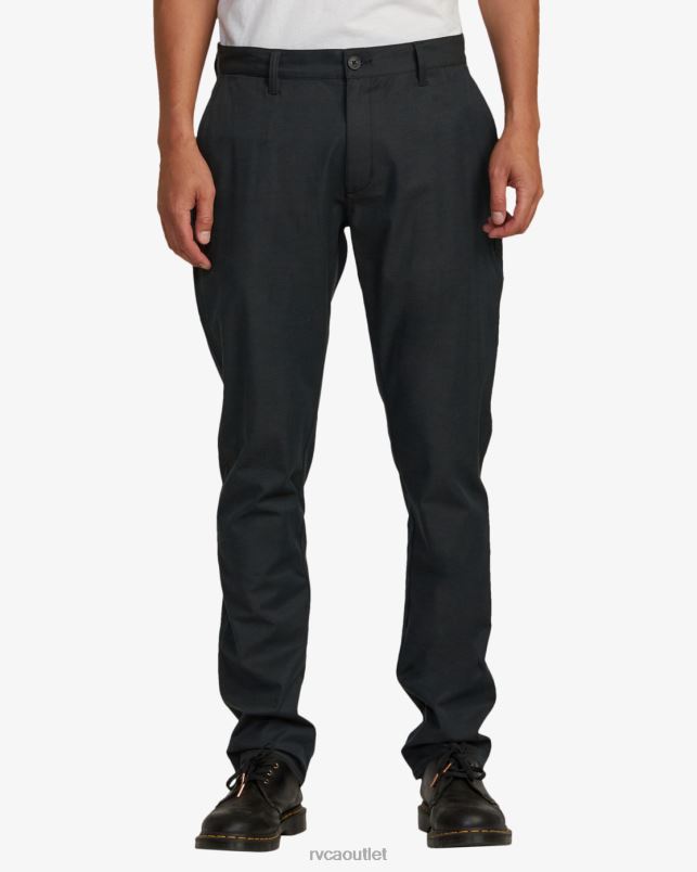 Clothing V84B951 black RVCA Men Back In Tech Chinos