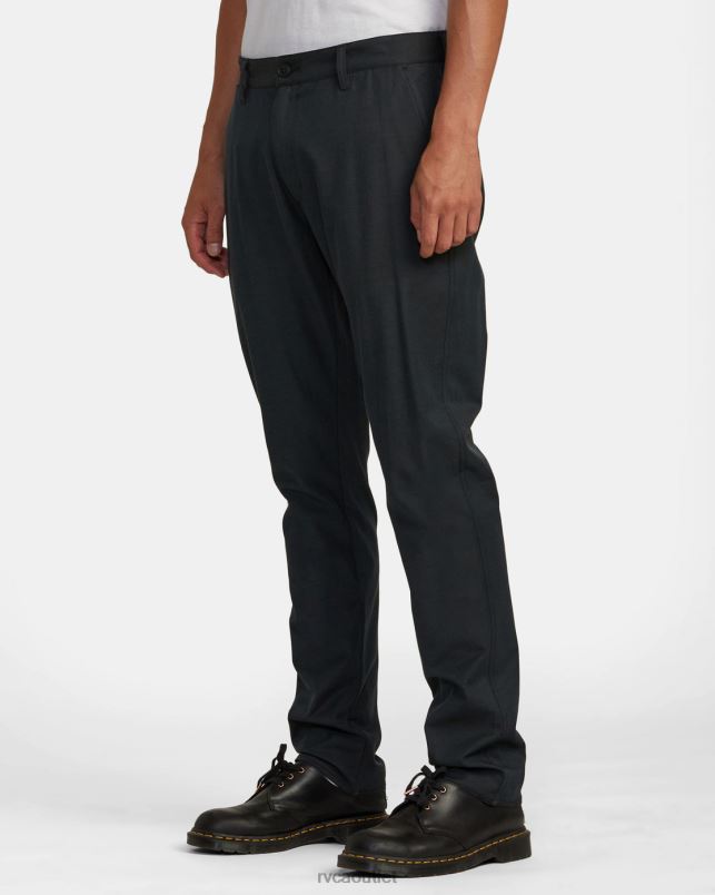 Clothing V84B951 black RVCA Men Back In Tech Chinos