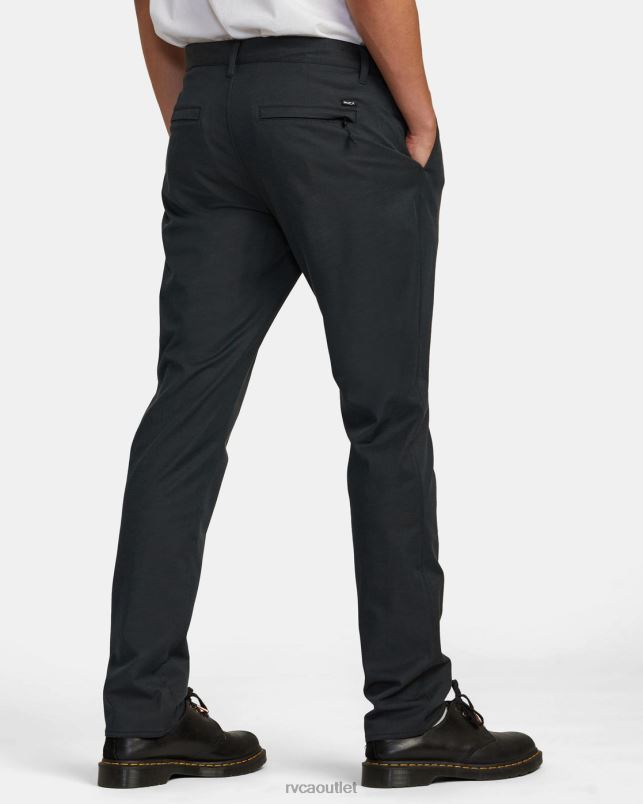 Clothing V84B951 black RVCA Men Back In Tech Chinos