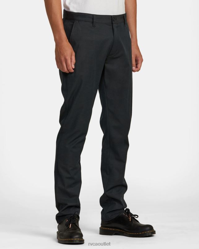 Clothing V84B951 black RVCA Men Back In Tech Chinos
