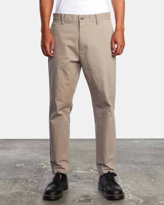 Clothing V84B959 dark khaki RVCA Men HITCHER PANT