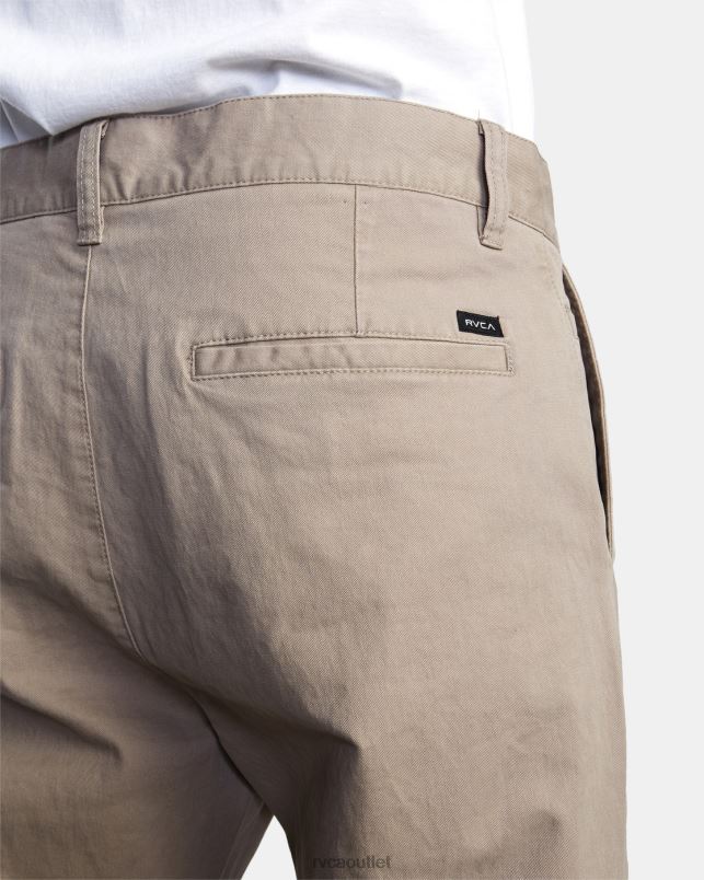 Clothing V84B959 dark khaki RVCA Men HITCHER PANT