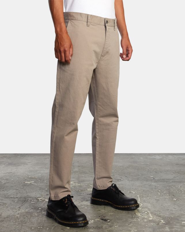 Clothing V84B959 dark khaki RVCA Men HITCHER PANT