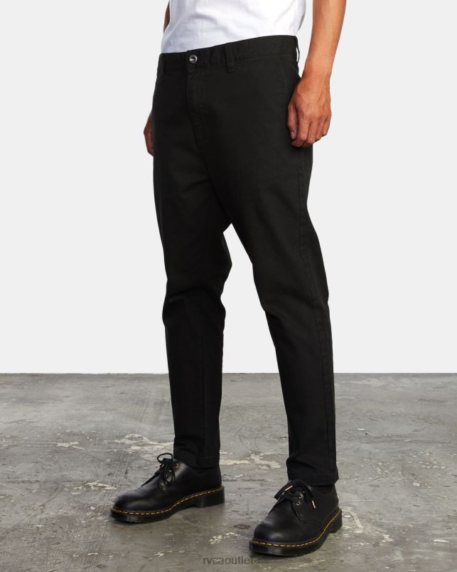Clothing V84B976 black RVCA Men HITCHER PANT