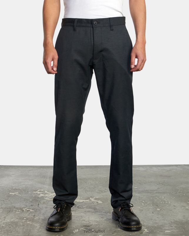 Clothing V84B978 black RVCA Men Daggers Tech Chino Pants