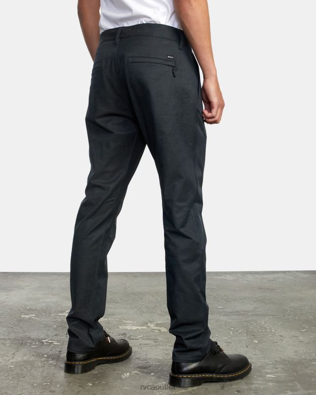Clothing V84B978 black RVCA Men Daggers Tech Chino Pants