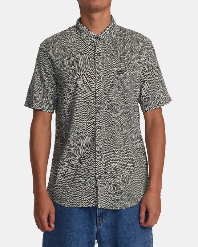 Clothing V84B311 vanilla RVCA Men VA Weave Short Sleeve Shirt