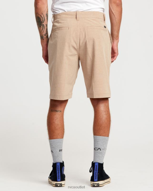 Clothing V84B104 camel RVCA Men Balance Hybrid 20 Shorts