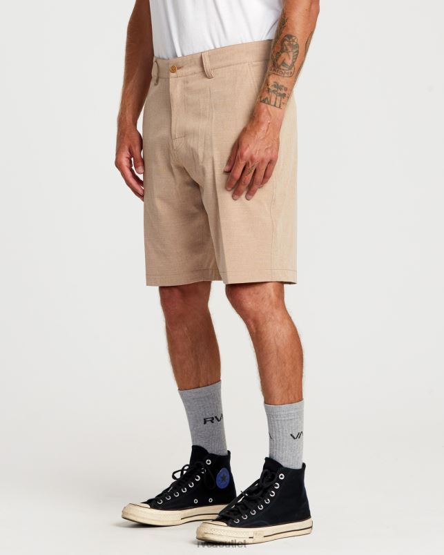 Clothing V84B104 camel RVCA Men Balance Hybrid 20 Shorts